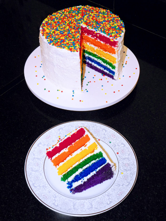 Mention hide Quickly Como fazer o Rainbow Cake (Bolo Arco-Íris) - Gostei e agora?