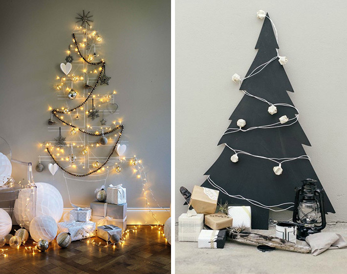 Árvores de Natal criativas (para espaços pequenos) - Gostei e agora?