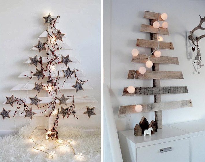 Árvores de Natal criativas (para espaços pequenos) - Gostei e agora?
